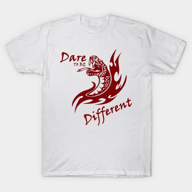 dare to be different T-Shirt by OMARMAH